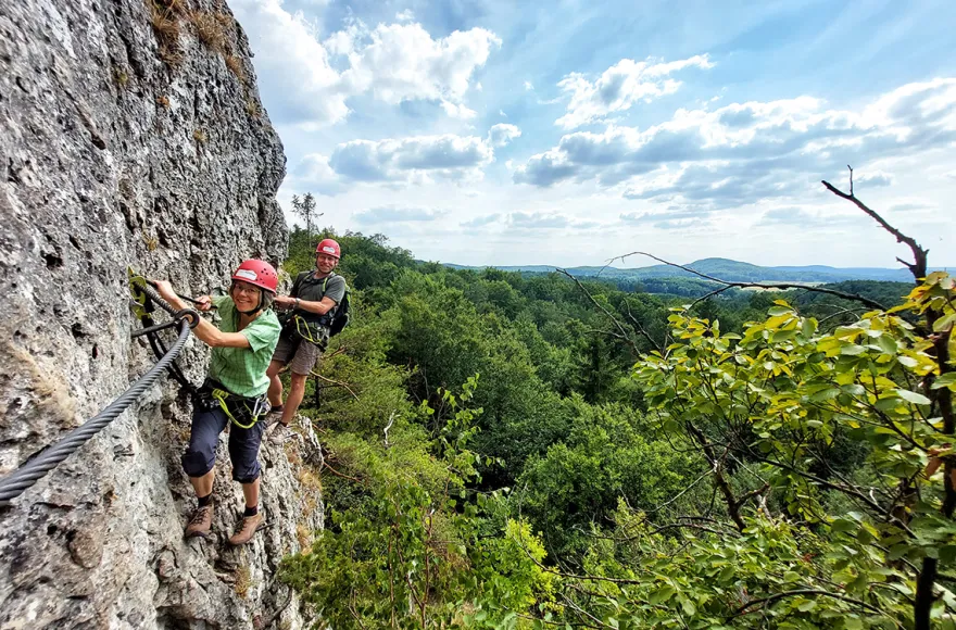 Klettersteig für Einsteiger Hirschbach