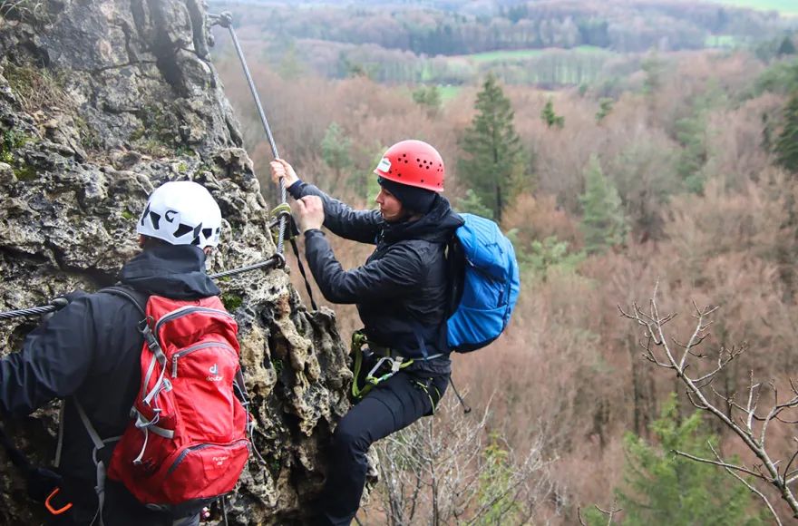 Klettersteig für Einsteiger Hirschbach