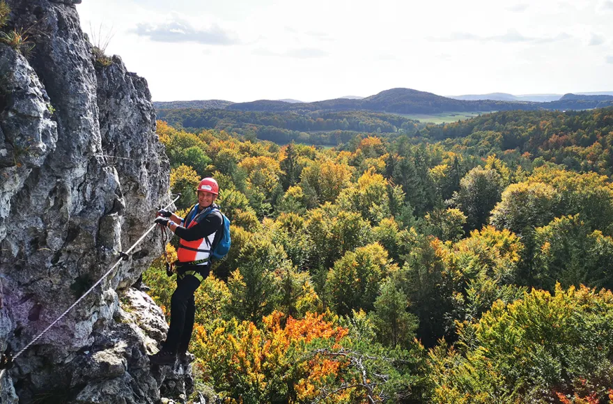 Klettersteig für Einsteiger Hirschbach