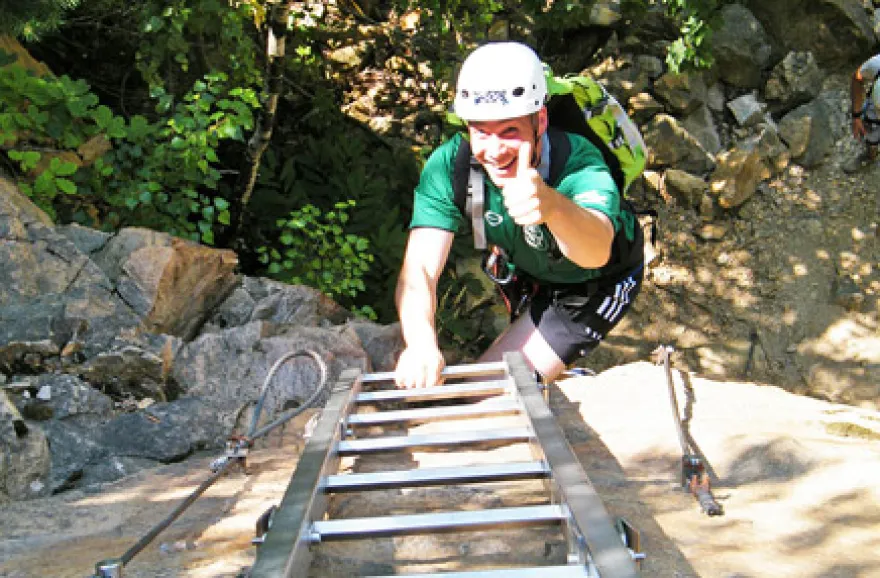 Klettersteig & Kletterkurs für Einsteiger Raum Heidelberg