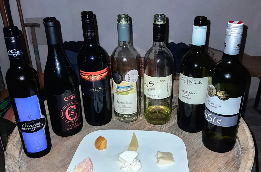 Käse & Wein Seminar Raum Wien