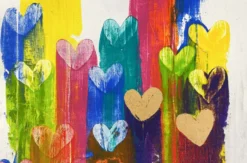 Kunstworkshop - Spachteltechnik mit Acrylfarbe