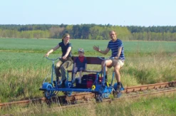 Kurzurlaub mit Draisinenfahrt in Brandenburg für 2