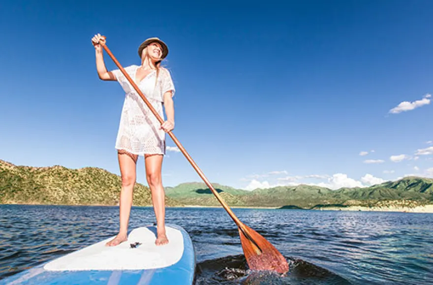Kurzurlaub mit Stand Up Paddling Raum Chiemsee für 2