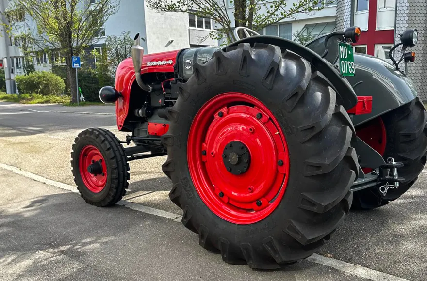 Lamborghini Traktor fahren Sindelfingen (Sonnenuntergang)