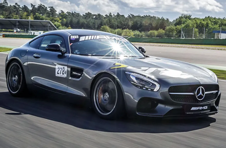 Mercedes AMG GT-S Renntaxi auf der Nordschleife