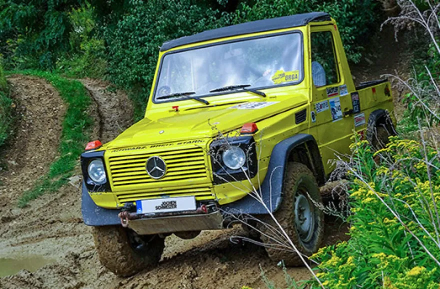 Mercedes G offroad fahren Raum Ingolstadt