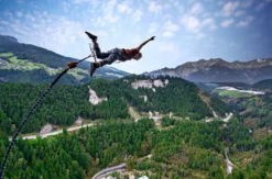 165 Meter Bungy-Sprung am Staudamm Kölnbreinsperre