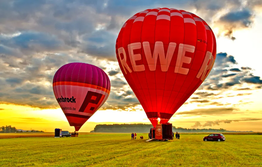 Morgendliche Ballonfahrt Landsberg am Lech