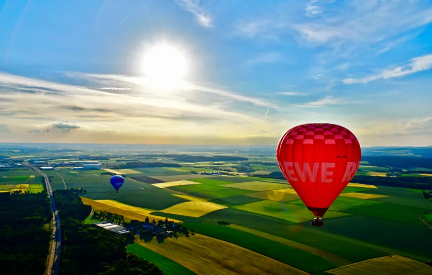 Morgendliche Ballonfahrt Landsberg am Lech