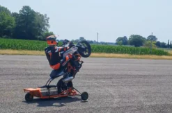 Motorrad Stunt Training Lübbecke
