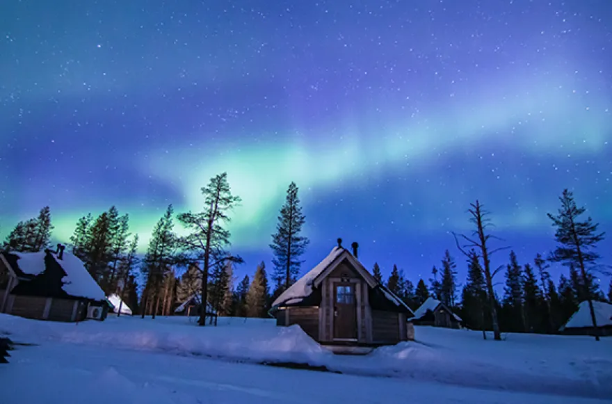 Nordlichter Kurzurlaub Lappland für 2 (3 Nächte)