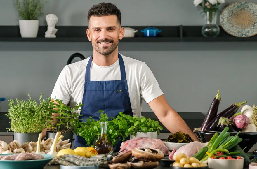 Online Kochkurs mit Lazaros Kapageoroglo (Griechisch)