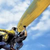 Paar Gleitschirmflug Emmetten