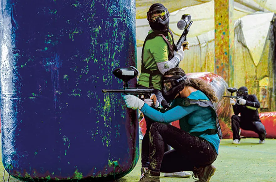Paintball spielen