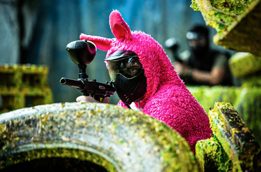 Paintball spielen