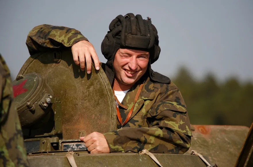 Panzerfahren in Prag