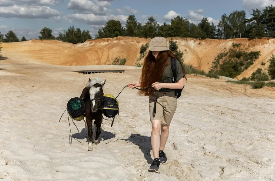 Pony Spaziergang für 2