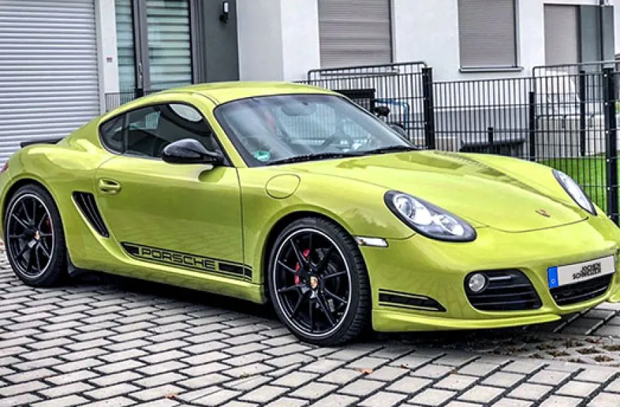 Porsche Cayman R fahren