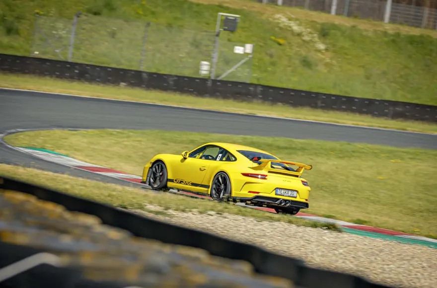 Porsche GT3 CS Race-Taxi beim NLS-Rennen am Nürburgring