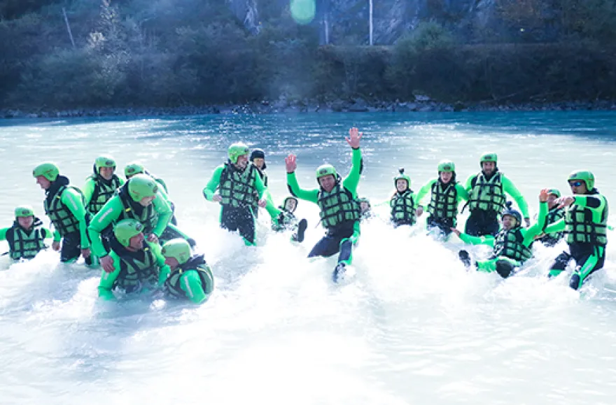 Rafting- & Canyoning-Tag in Tirol