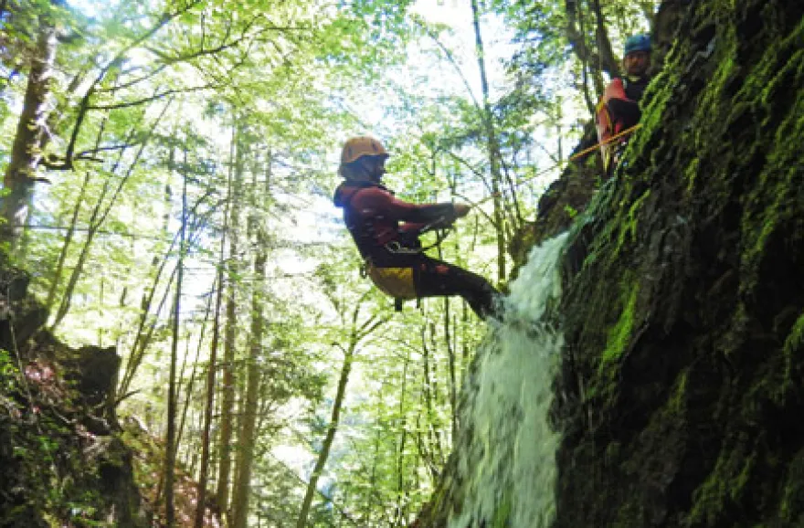 Rafting & Canyoning-Tour in Kössen