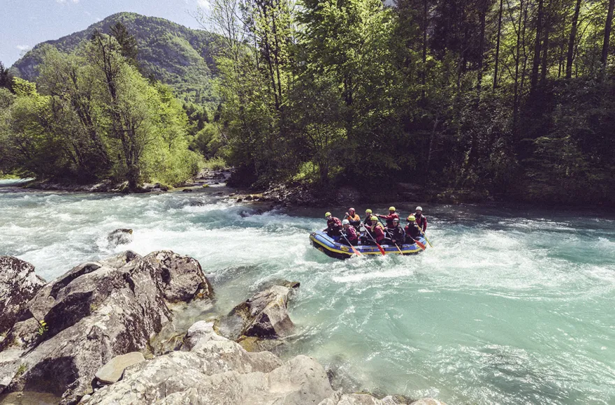 Rafting-Halbtagestour auf der Isar Lenggries