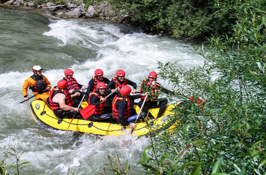 Rafting Tour für Groß & Klein in Österreich
