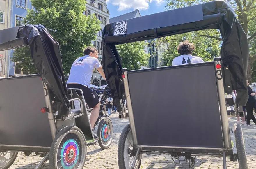Rikscha Tour in Köln (1 Stunde)