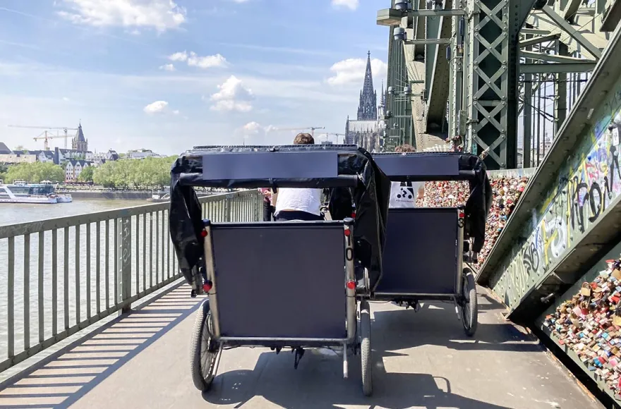 Rikscha Tour in Köln (1 Stunde)