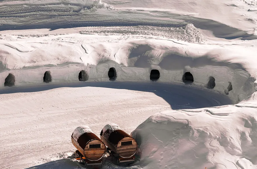 Romantik Iglu Übernachtung Oberstdorf mit Käsefondue (Fr-Sa)