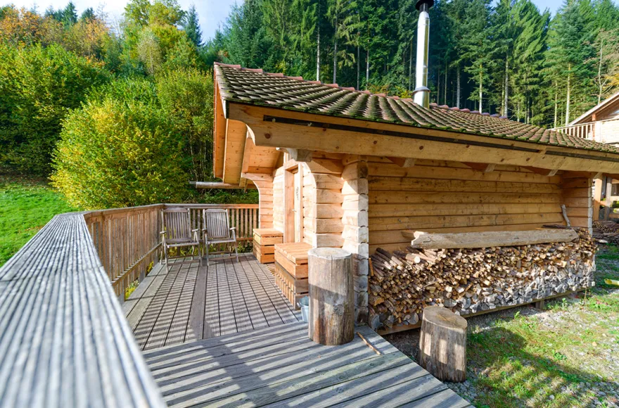 Romantikurlaub in der Blockhütte Schwarzwald für 2 (1 Nacht)