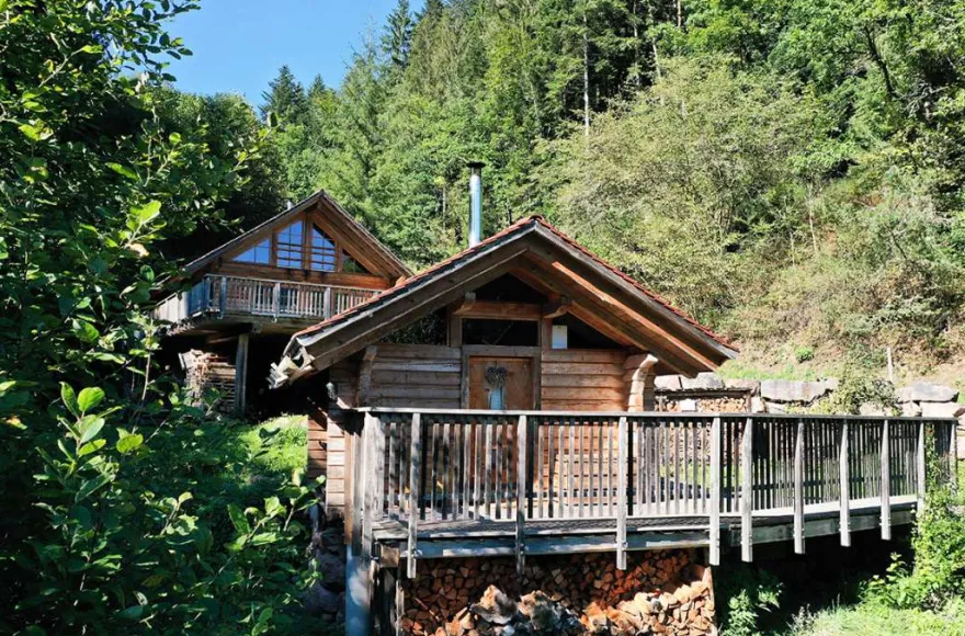 Romantikurlaub in der Blockhütte Schwarzwald für 2 (1 Nacht)