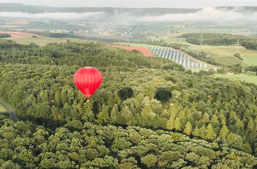 Romantische Ballonfahrt mit Übernachtung Daun