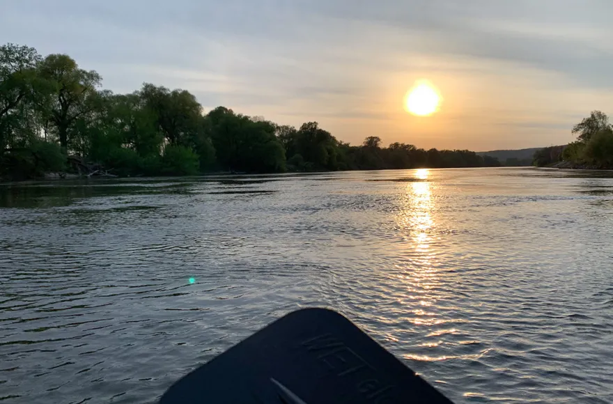 Romantische Kanu Abendfahrt für 2 (5 Std.)