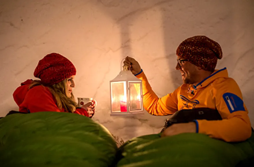 Romantische Nacht im Iglu in Südtirol für 2