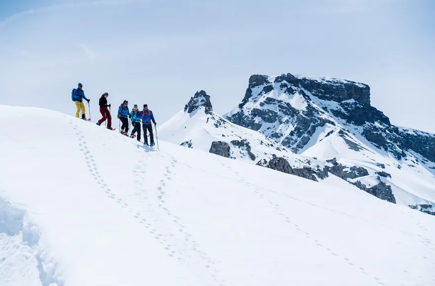 Schneeschuhwanderung in Adelboden