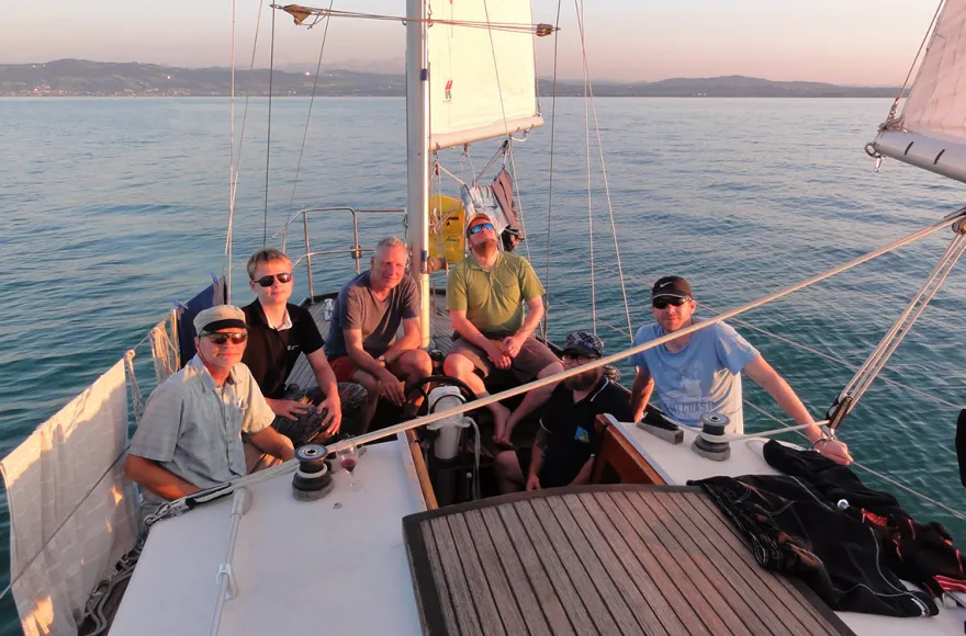 Segeln am Abend Bodensee für 2