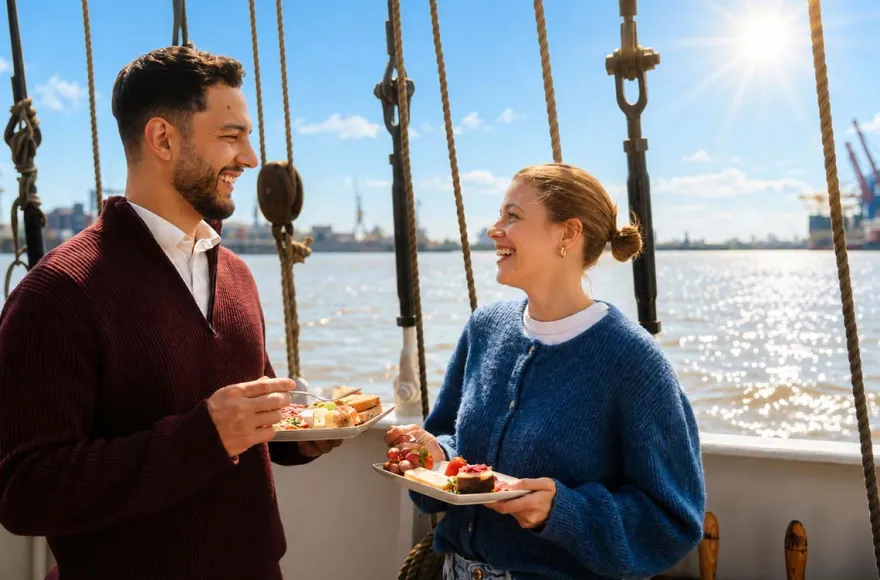 Segeln Hamburg mit Brunch für 2 (Nebensaison)