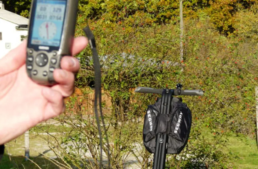 Segway GPS-Schnitzeljagd