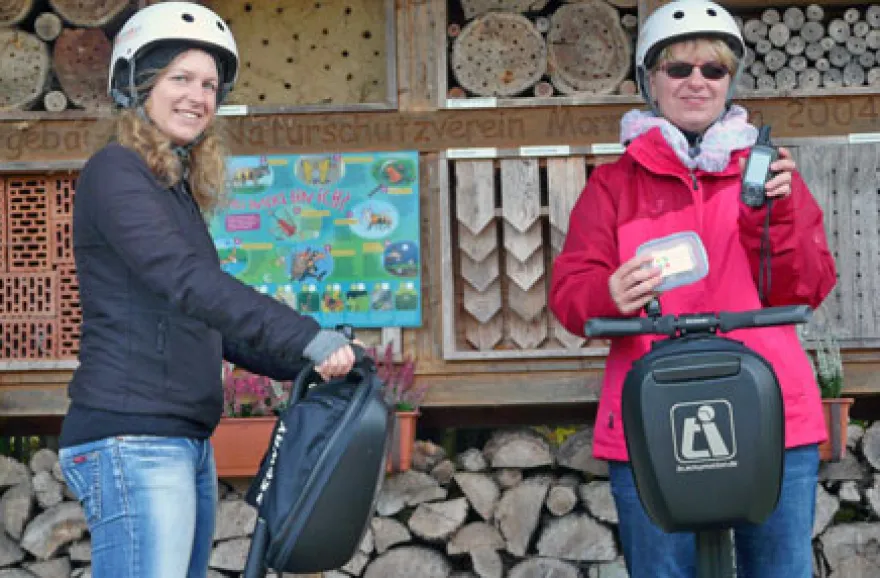 Segway GPS-Schnitzeljagd