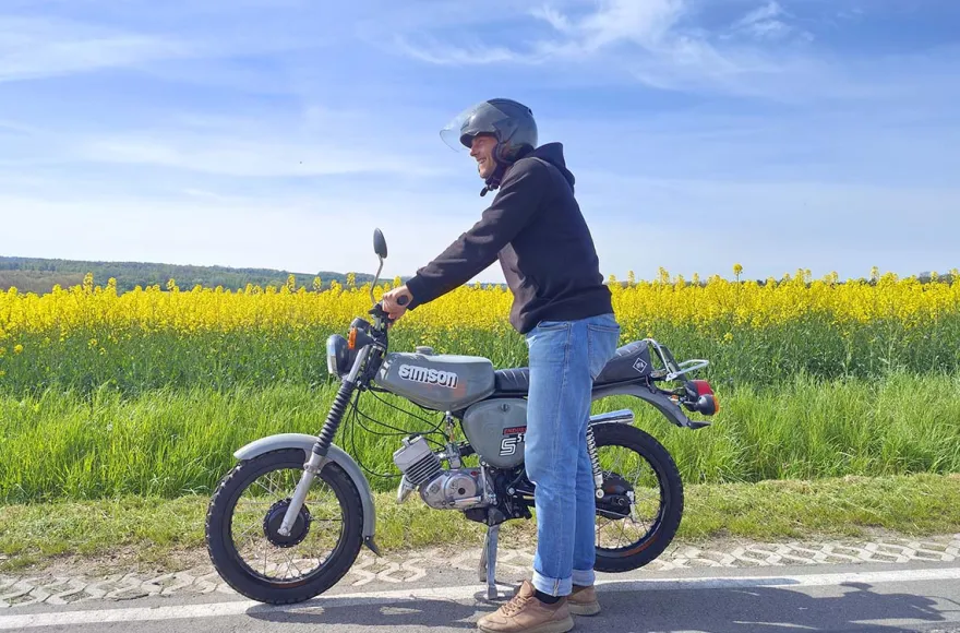 Simson Moped fahren Chemnitz (Fr-So)