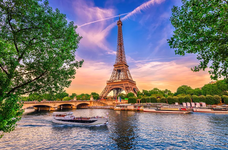 Städtetrip Paris mit Bootsfahrt auf der Seine für 2