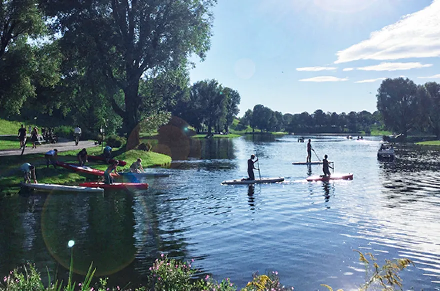 SUP Anfängerkurs Olympiasee (1 Std.)