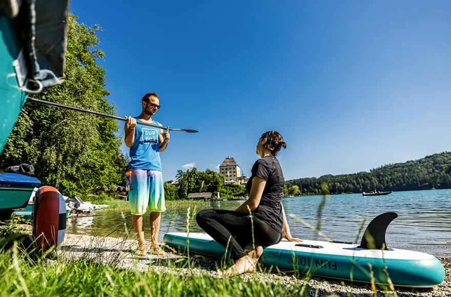 SUP Privatstunde für 2 Innerschwand am Mondsee