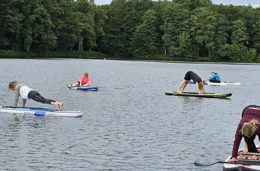 SUP Yoga für 2 Seck (Privatstunde)