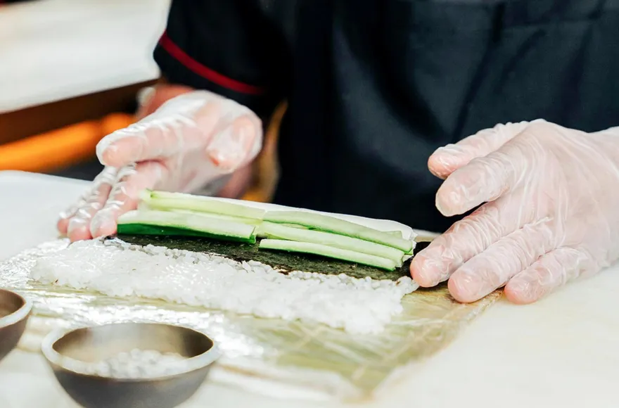 Sushi Kochkurs vegan Berlin