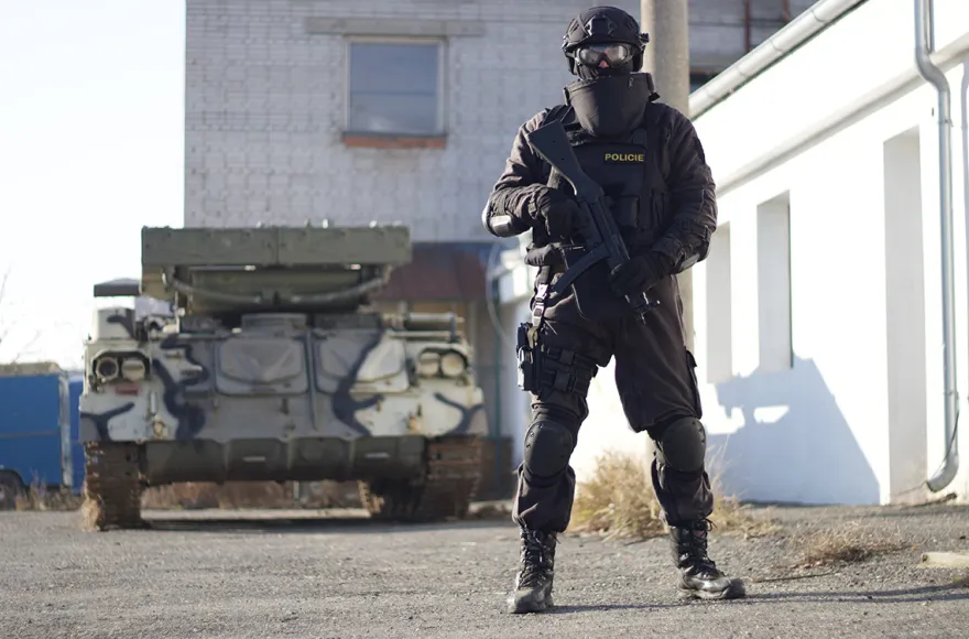 SWAT Training Prag