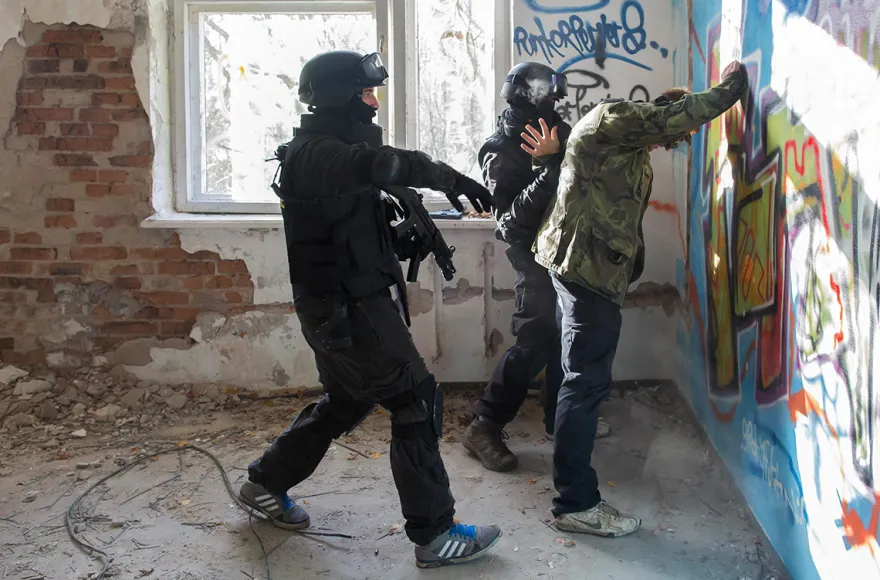 SWAT Training Prag