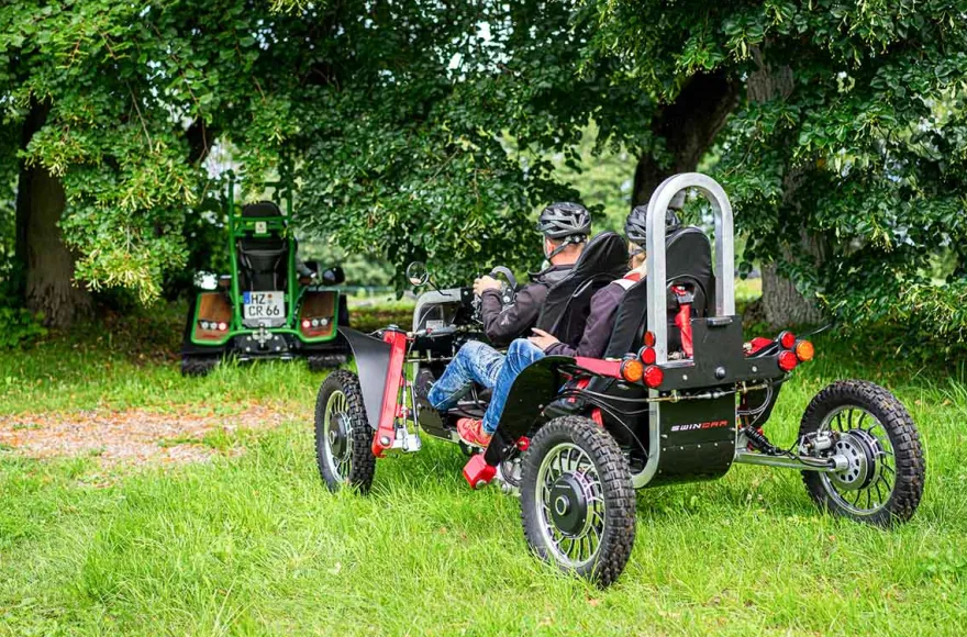Swincar Tandem Tour für 2 Stiege (30 Min.)